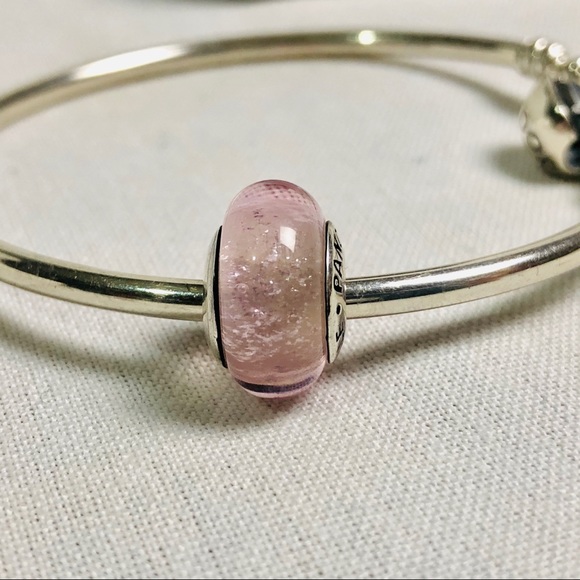 PANDORA Disney Aurora Murano Charm, New! - Picture 4 of 7